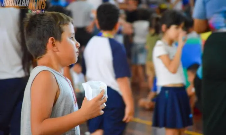 Ginásio de Esportes de Iporã se transforma novamente em um parque de diversão para celebrar o Dia das Crianças