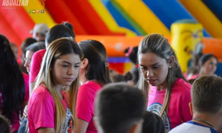Ginásio de Esportes de Iporã se transforma novamente em um parque de diversão para celebrar o Dia das Crianças