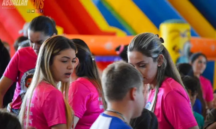 Ginásio de Esportes de Iporã se transforma novamente em um parque de diversão para celebrar o Dia das Crianças