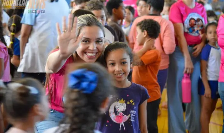 Ginásio de Esportes de Iporã se transforma novamente em um parque de diversão para celebrar o Dia das Crianças