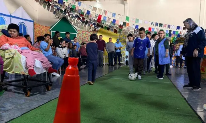 Gincana dá início à programação da Festa Junina da APAE com momentos de inclusão e muita alegria