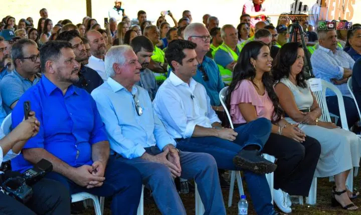 Governador Ratinho Junior inaugura viaduto e anuncia pacote de R$ 72 milhões em investimentos em Iporã