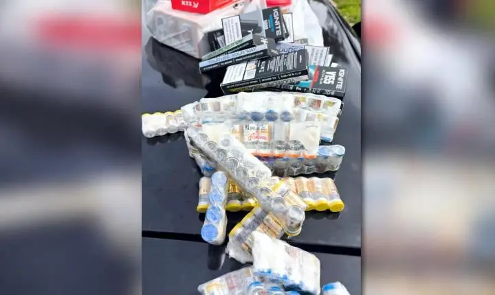 Guarda Municipal apreende medicamentos e cigarros eletrônicos em veículo em Guaíra