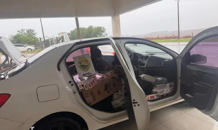 Homem é preso com 800 pacotes de cigarros contrabandeados na PR-323