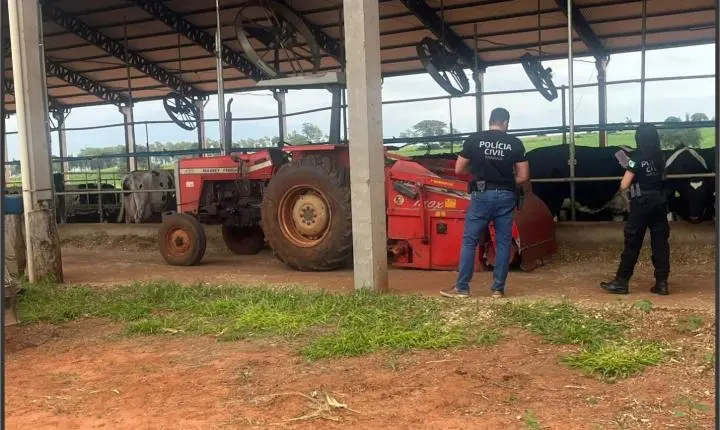 Homem morre após cair em máquina de triturar alimentos para gado no distrito de Elisa