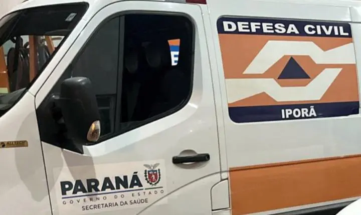Idosa de 76 anos é atropelada ao atravessar avenida e é encaminhada ao hospital em Iporã