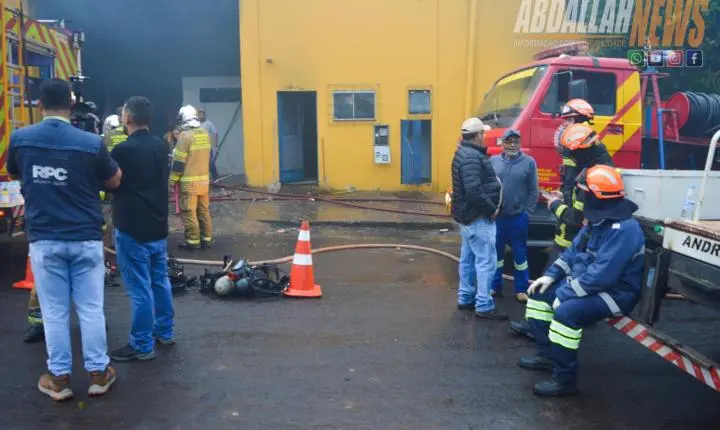 Incêndio destrói Mercado Santa Inês e deixa Iporã em clima de muita tristeza