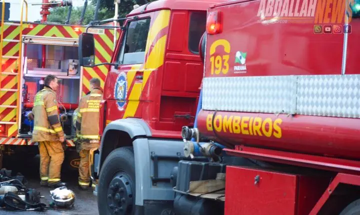 Incêndio destrói Mercado Santa Inês e deixa Iporã em clima de muita tristeza