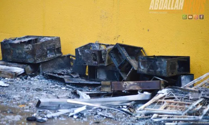Incêndio destrói Mercado Santa Inês e deixa Iporã em clima de muita tristeza