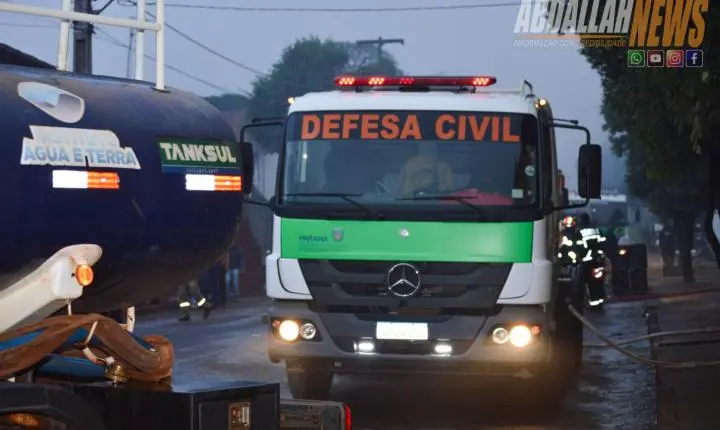 Incêndio destrói Mercado Santa Inês e deixa Iporã em clima de muita tristeza
