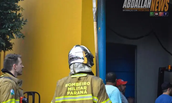 Incêndio destrói Mercado Santa Inês e deixa Iporã em clima de muita tristeza