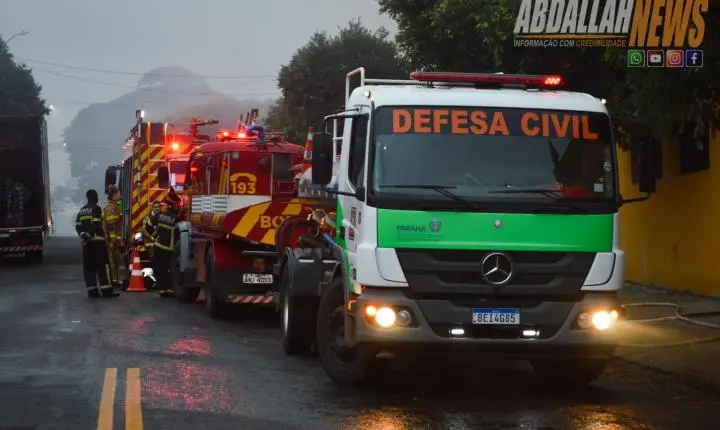 Incêndio destrói Mercado Santa Inês e deixa Iporã em clima de muita tristeza