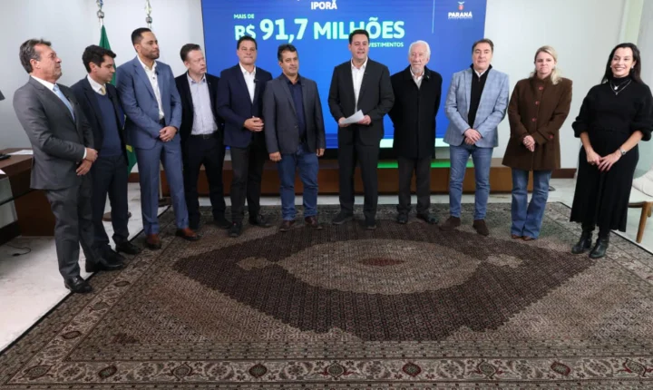 Iporã lidera pacote de investimentos e deve receber mais de R$ 91 milhões em obras e melhorias