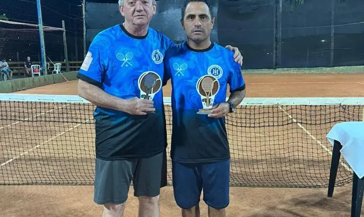 João Gabriel e Roni conquistam título do Torneio de Tênis Dupla Livre no Clube de Campo de Iporã