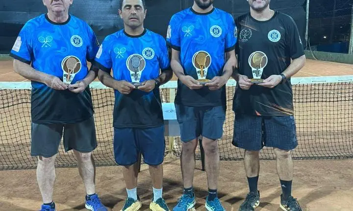 João Gabriel e Roni conquistam título do Torneio de Tênis Dupla Livre no Clube de Campo de Iporã