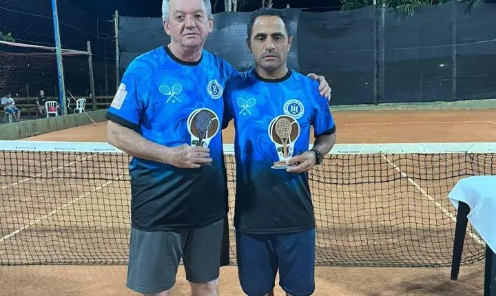 João Gabriel e Roni conquistam título do Torneio de Tênis Dupla Livre no Clube de Campo de Iporã