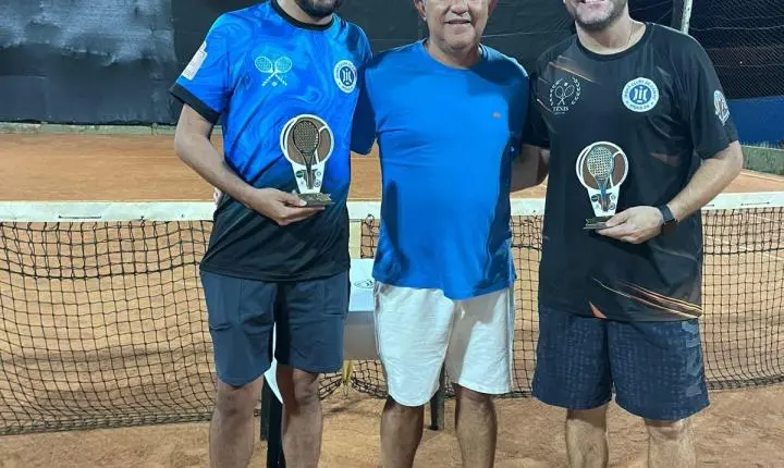 João Gabriel e Roni conquistam título do Torneio de Tênis Dupla Livre no Clube de Campo de Iporã