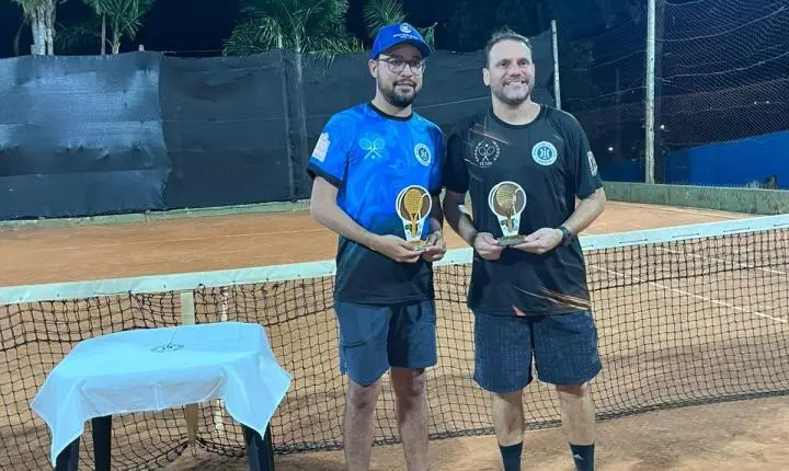 João Gabriel e Roni conquistam título do Torneio de Tênis Dupla Livre no Clube de Campo de Iporã