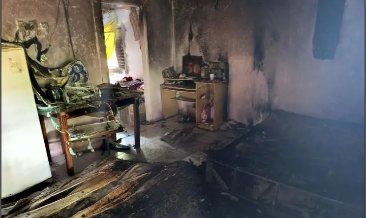 Moradora em surto ateia fogo em colchão onde filho dormia e incêndio mobiliza equipes na Cidade Nova em Altônia