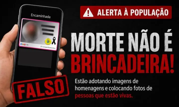 Morte não é brincadeira: montagens com falsas notícias de falecimento preocupam Iporã e região