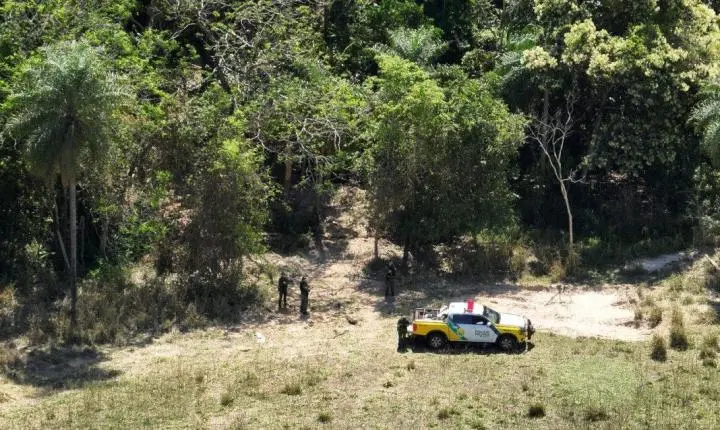 Polícia Ambiental embarga fazenda onde foram achados os corpos de cobradores em Icaraíma e aplica multa de R$ 7,5 milhões