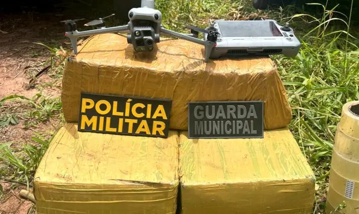 Polícia Militar e Guarda Municipal apreendem 75 quilos de maconha na zona rural de Altônia