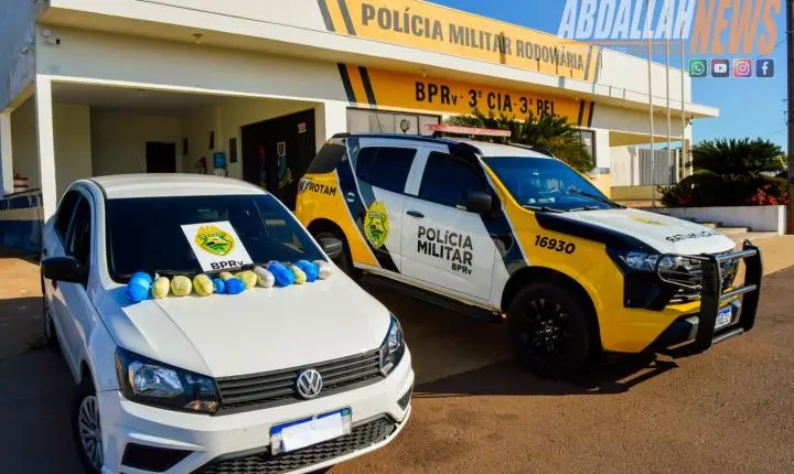 ROTAM apreende skunk e haxixe em veículo na PRC-272 e prende motorista em Iporã