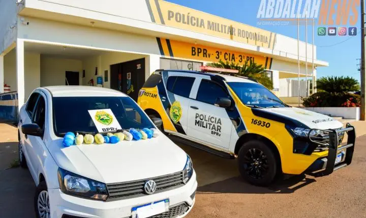 ROTAM apreende skunk e haxixe em veículo na PRC-272 e prende motorista em Iporã