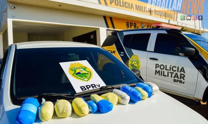 ROTAM apreende skunk e haxixe em veículo na PRC-272 e prende motorista em Iporã