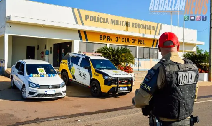 ROTAM apreende skunk e haxixe em veículo na PRC-272 e prende motorista em Iporã