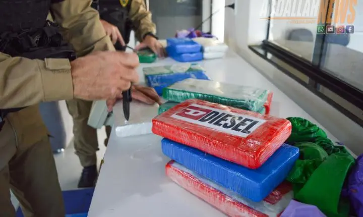 ROTAM encontra 16.850kg de cocaína escondidos no tanque de combustível de carro na PR-323