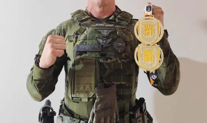 Sargento da Polícia Militar do Paraná conquista título Mundial de Jiu-Jitsu em São Paulo