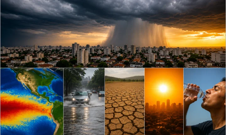 Super El Niño: fenômeno climático vai provocar impactos no Brasil com mudanças extremas no tempo