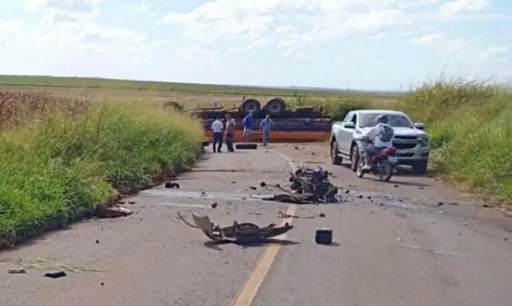 Três vítimas de acidente entre carro e caminhão na PR-681 são identificadas